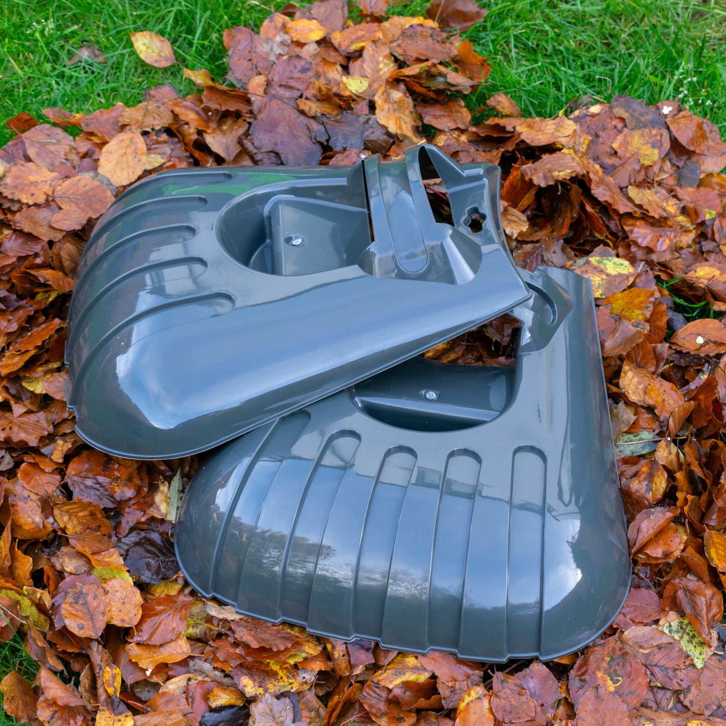 Heavy Duty Garden Cleaning Leaf Grabbers, Grey