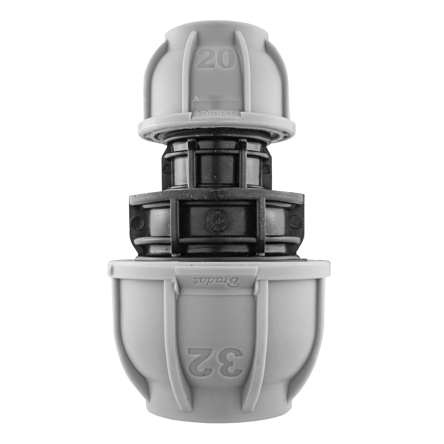 MDPE Straight Reducer Connector, 32mm - 20mm