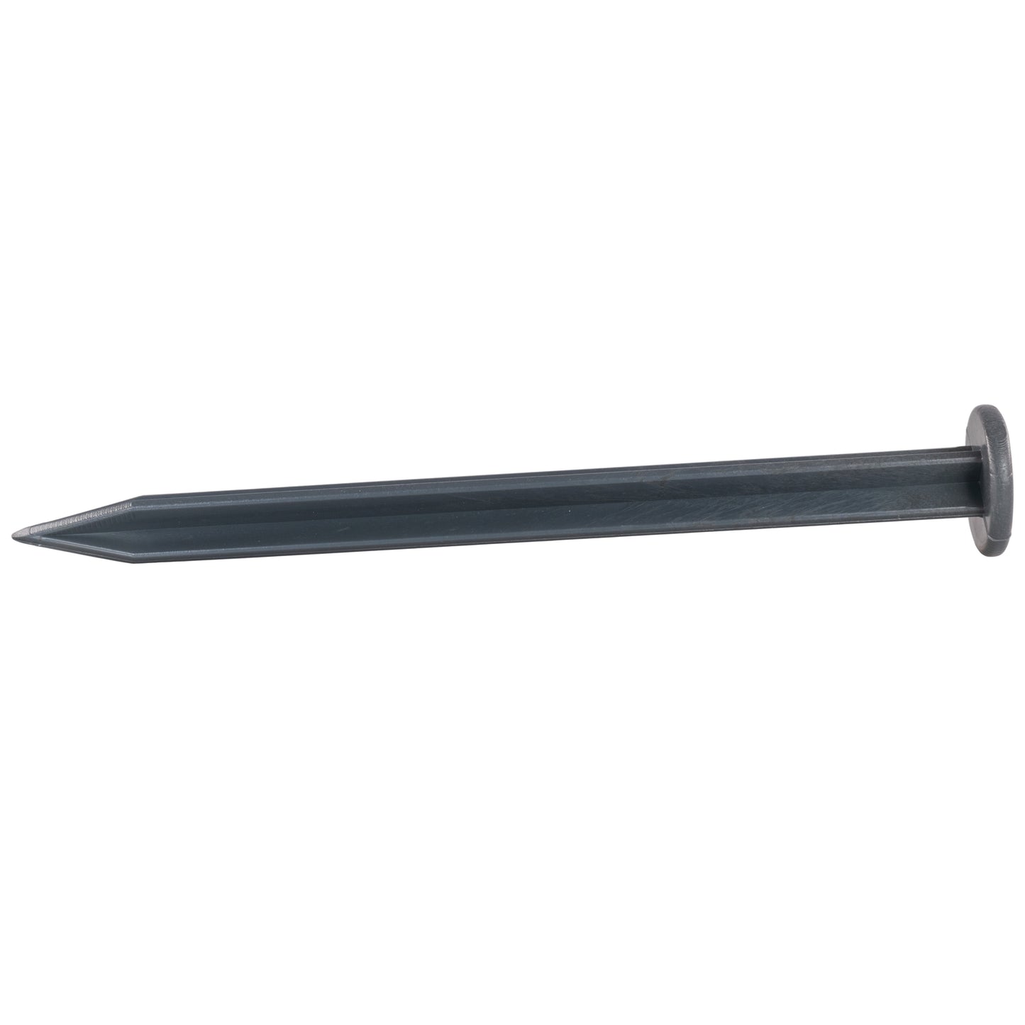 Black Curved Lawn Edging Set with Pegs, 40mm Height