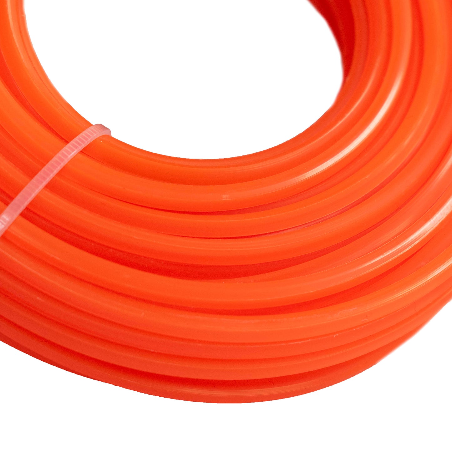 15m Twisted Orange Square Trimmer Line, 3mm
