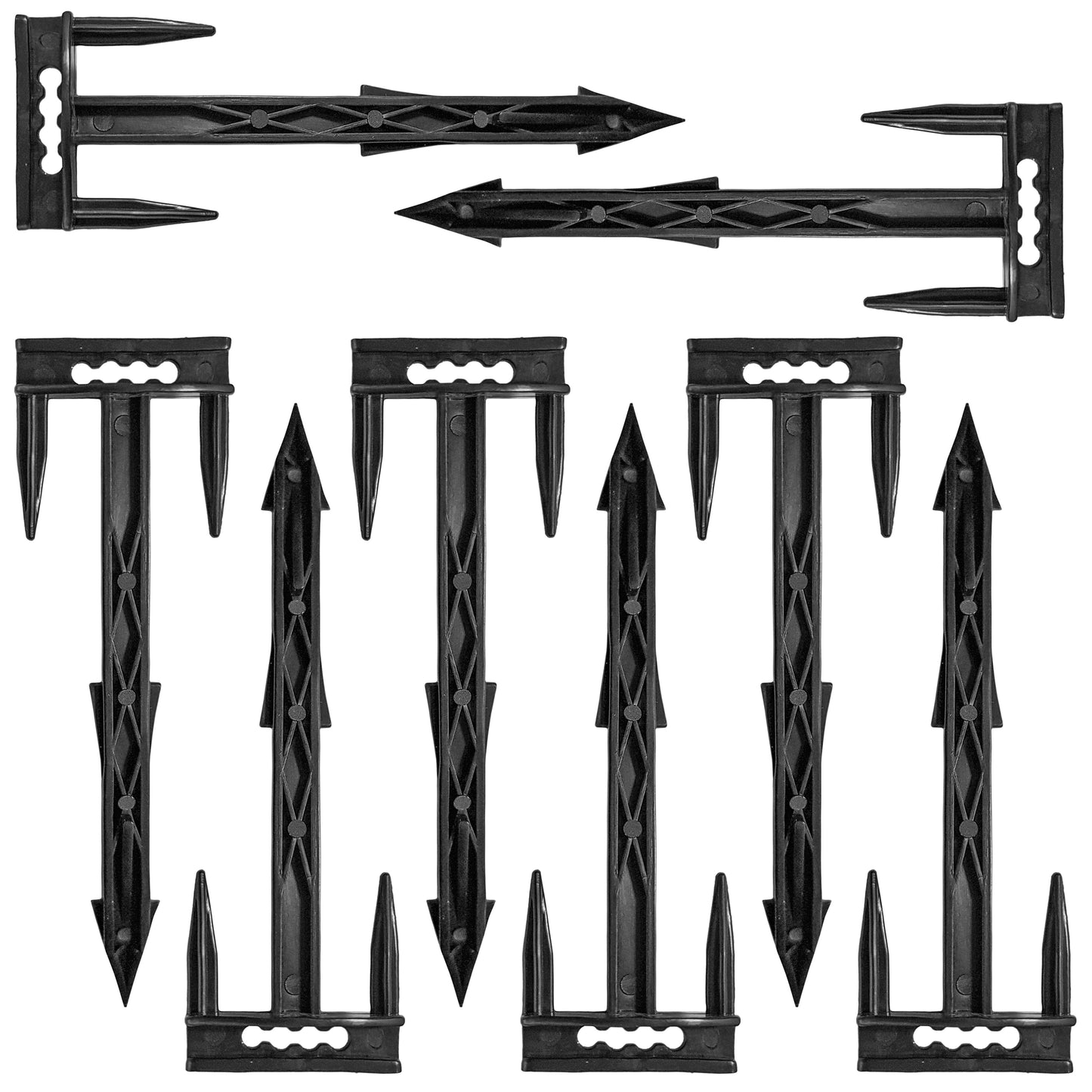 17cm Plastic T Pegs for Secure Fabric Fixing