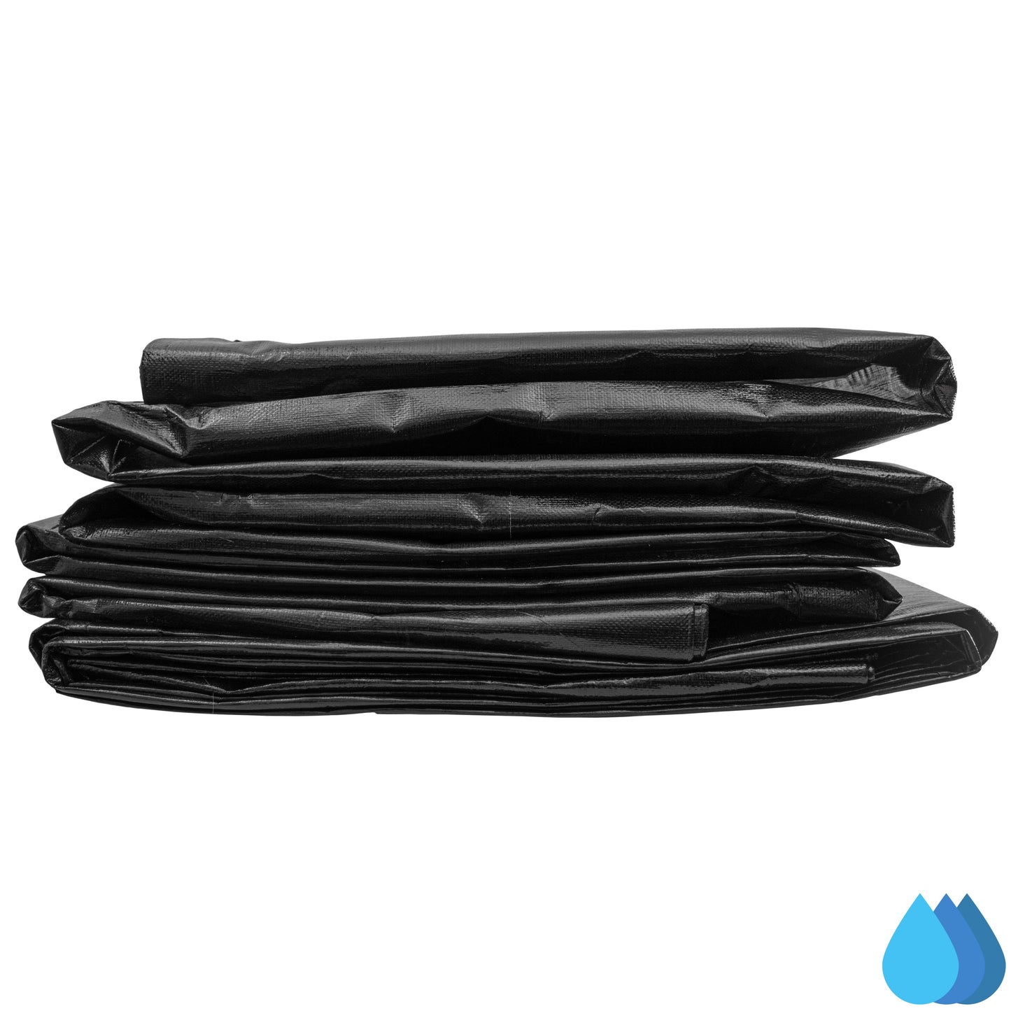 1m x 1m Black Pond Liner, L-Grade 200 GSM