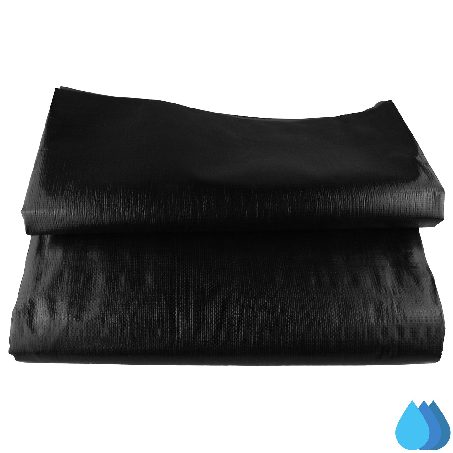 1m x 1m Black Pond Liner, L-Grade 200 GSM