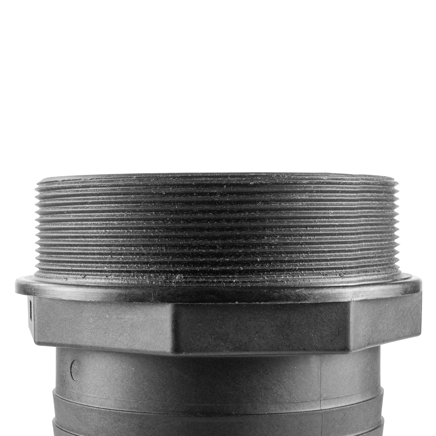 100mm Barbed Adapter with 4" BSP Male Thread