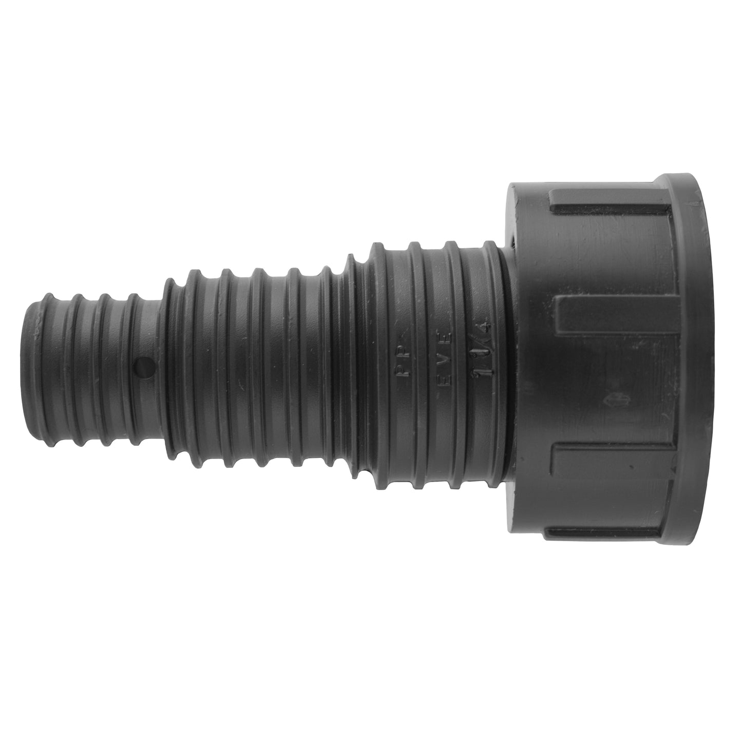 Stepped Barbed Connector for 20mm/ 25mm/ 32mm Hose, 1.25" BSPF