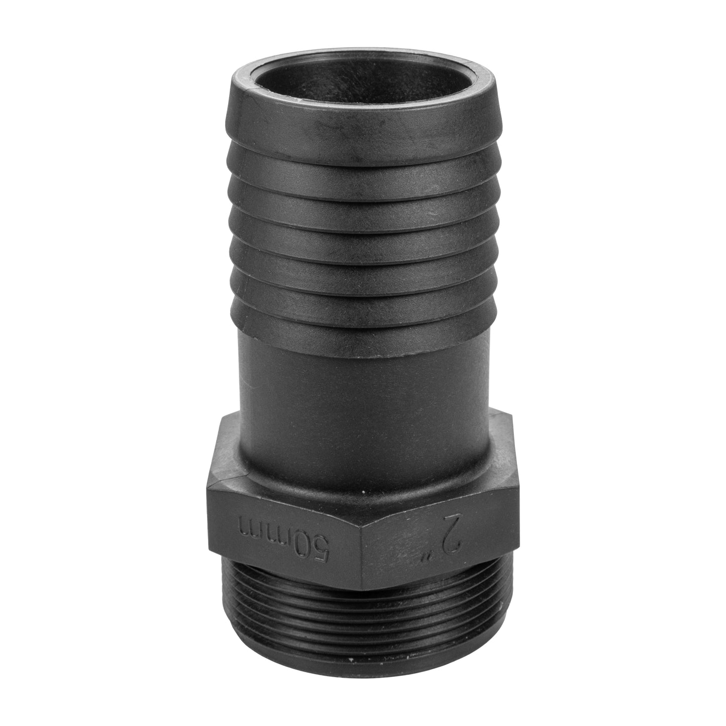 50mm Barbed Adapter with 2" BSP Male Thread