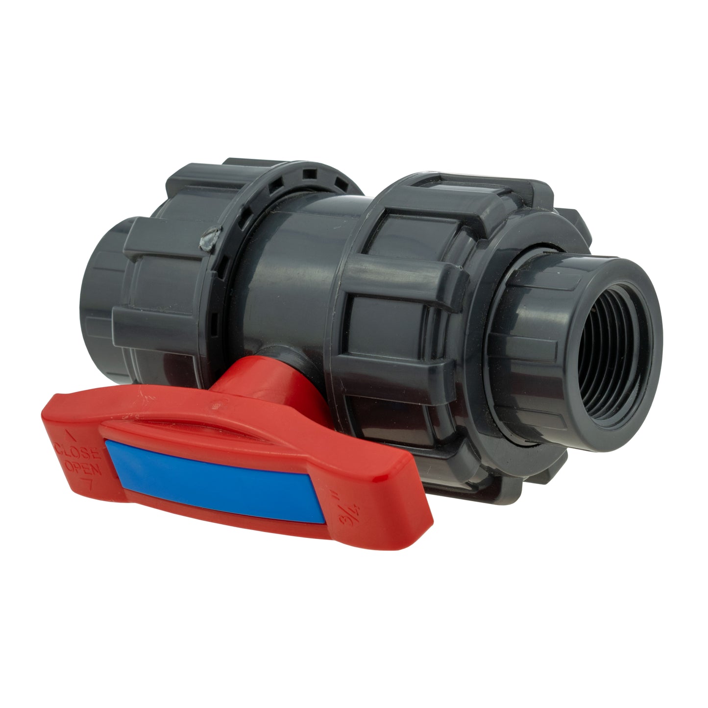 PVC Double Union Stopcock Valve, 1"