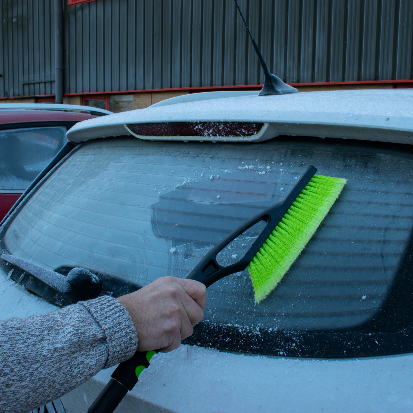 Premium Ice Scraper & Snow Brush, 2-in-1