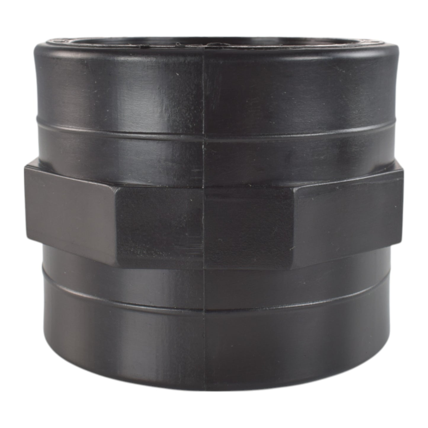 Polypropylene Straight Inline Socket Connector, 2"