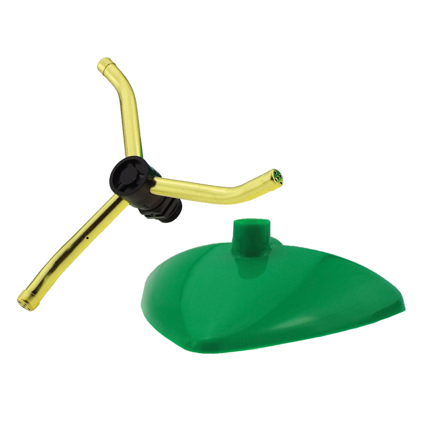 3-Arm Revolving Garden Sprinkler, Green Leaf