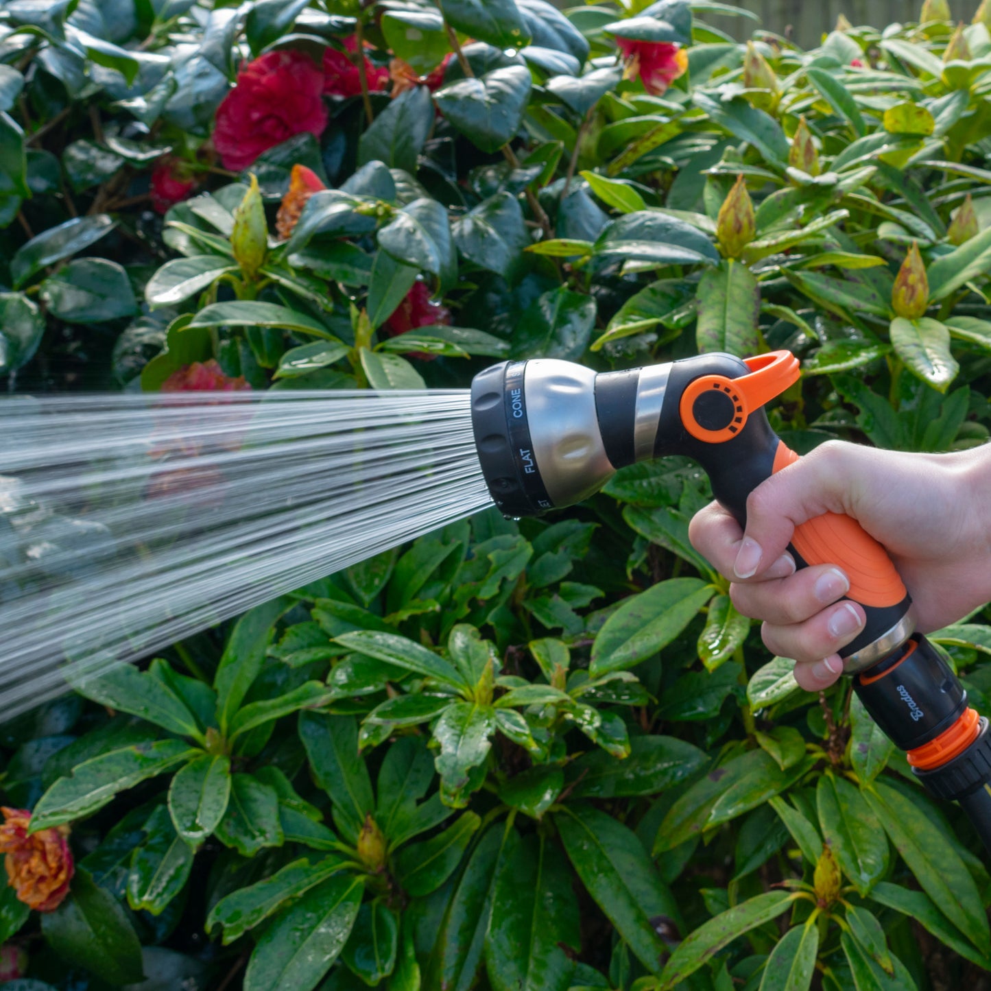 Black & Orange 8-Pattern Multi Water Sprayer, 8MULTI
