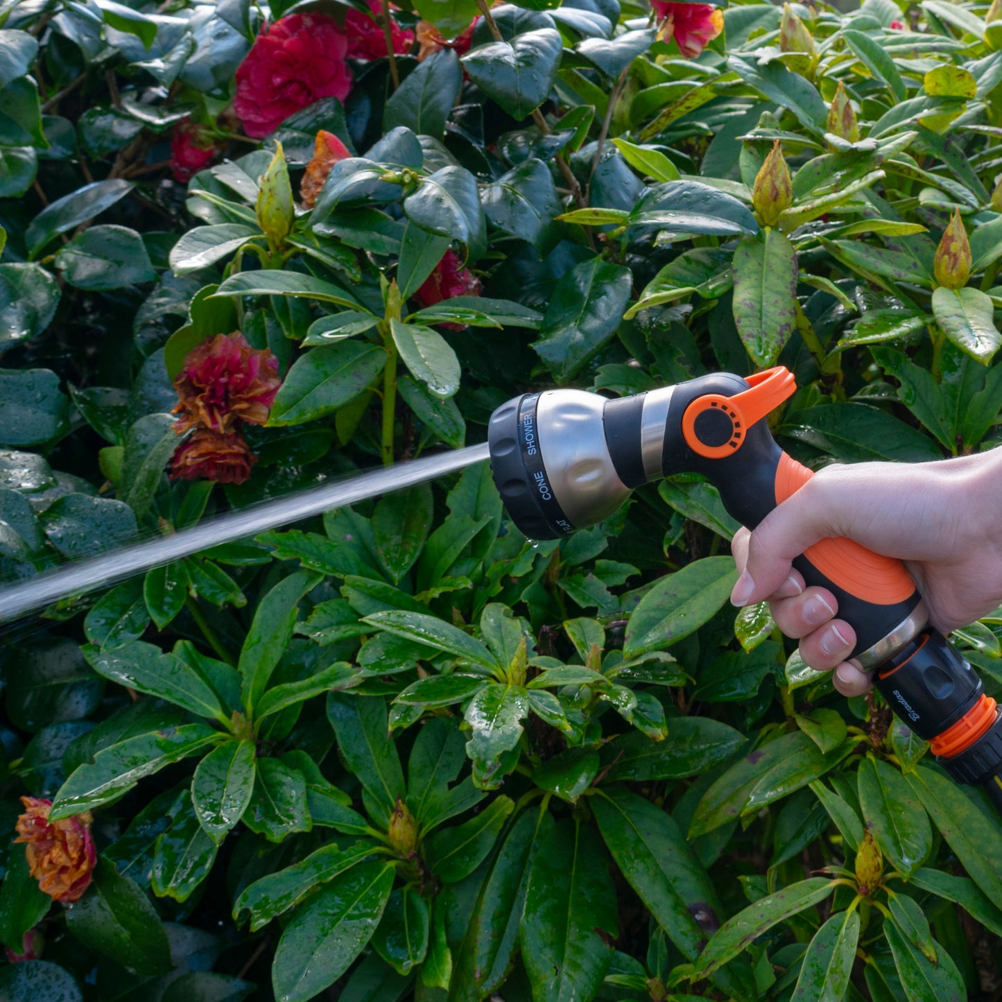 Black & Orange 8-Pattern Multi Water Sprayer, 8MULTI