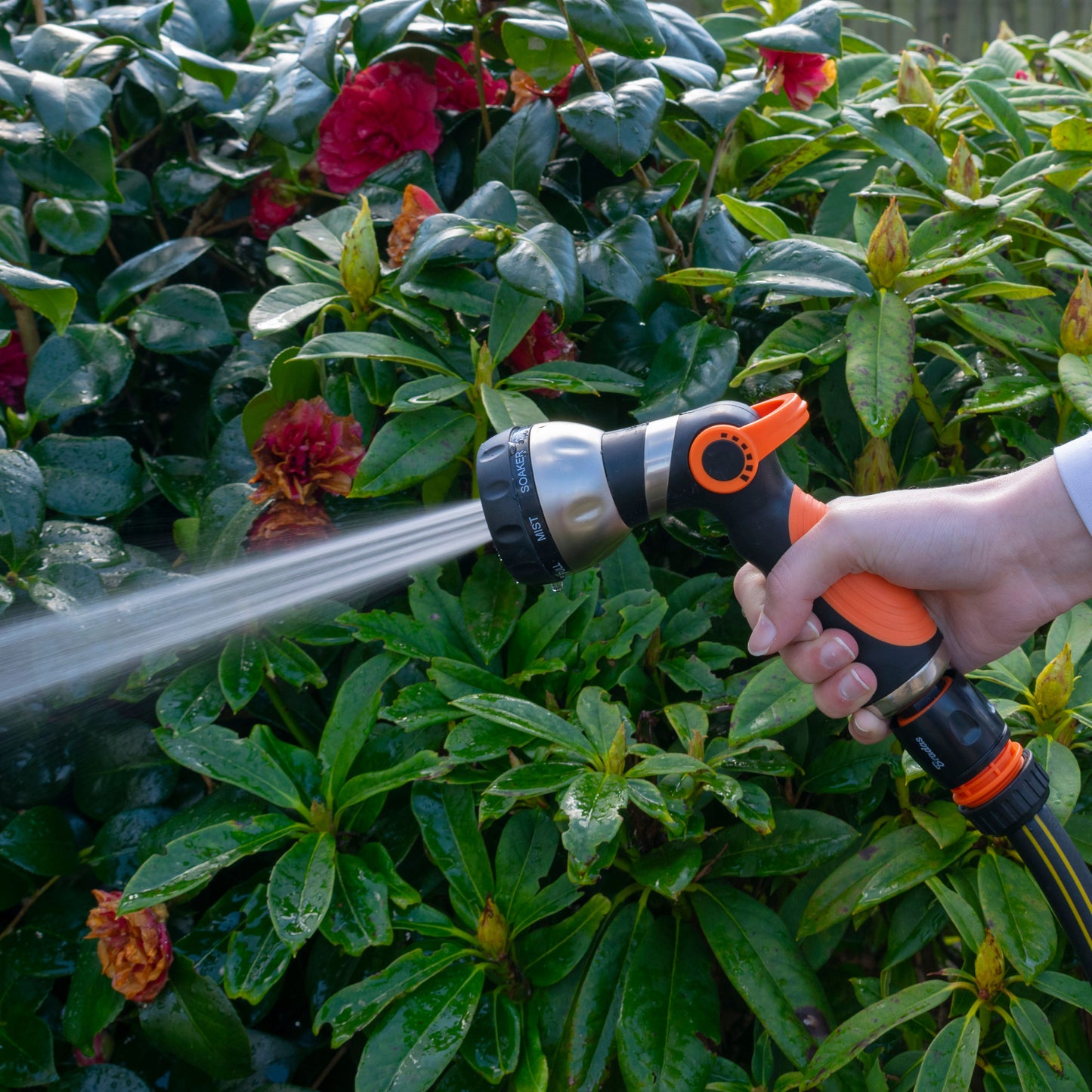 Black & Orange 8-Pattern Multi Water Sprayer, 8MULTI