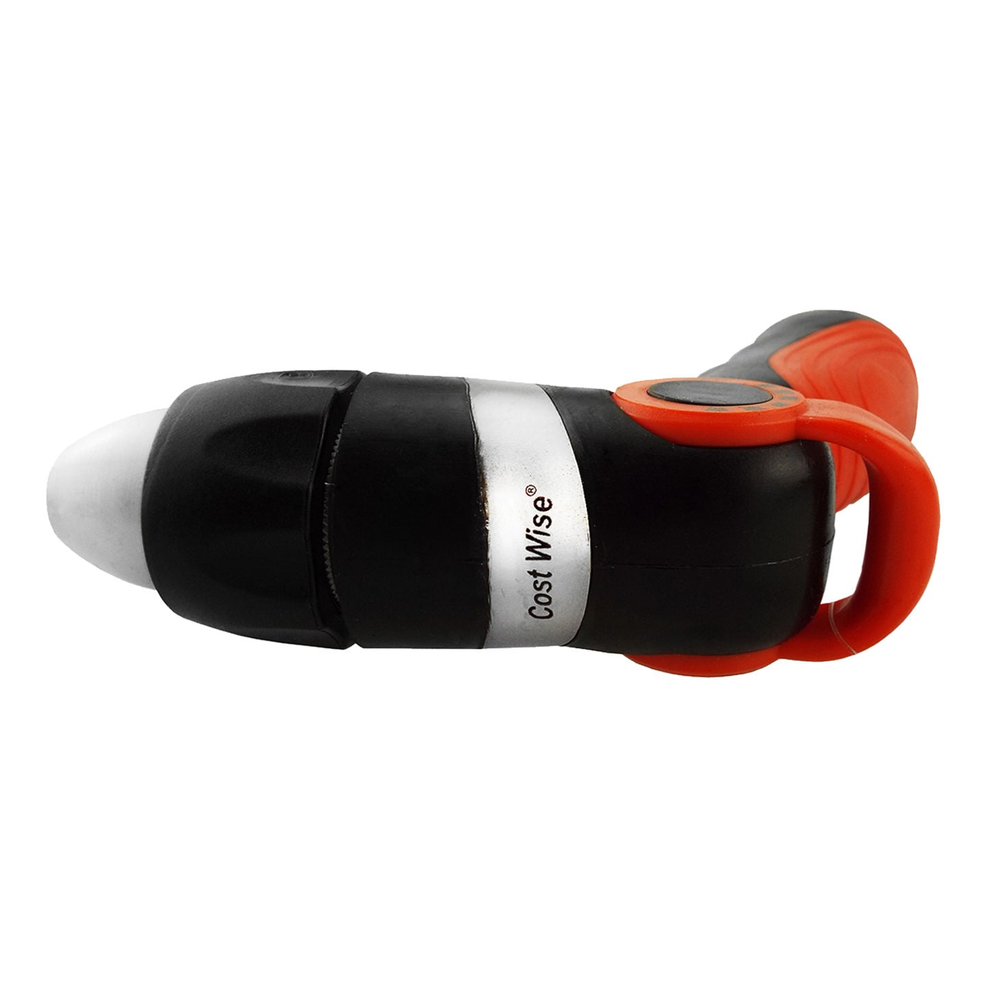 Black & Orange Adjustable Flow Metal Water Sprayer