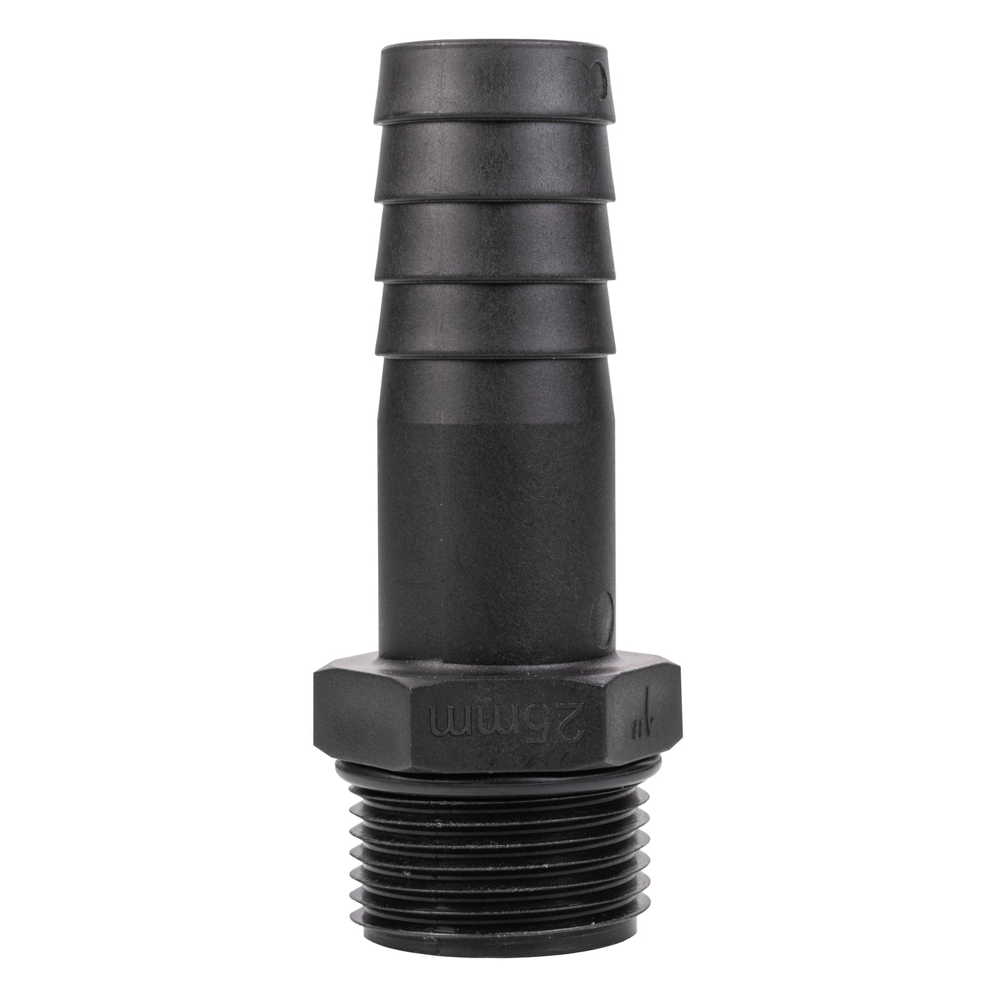 Stainless Steel Ball PP Valve & Barbed Outlet, 1"