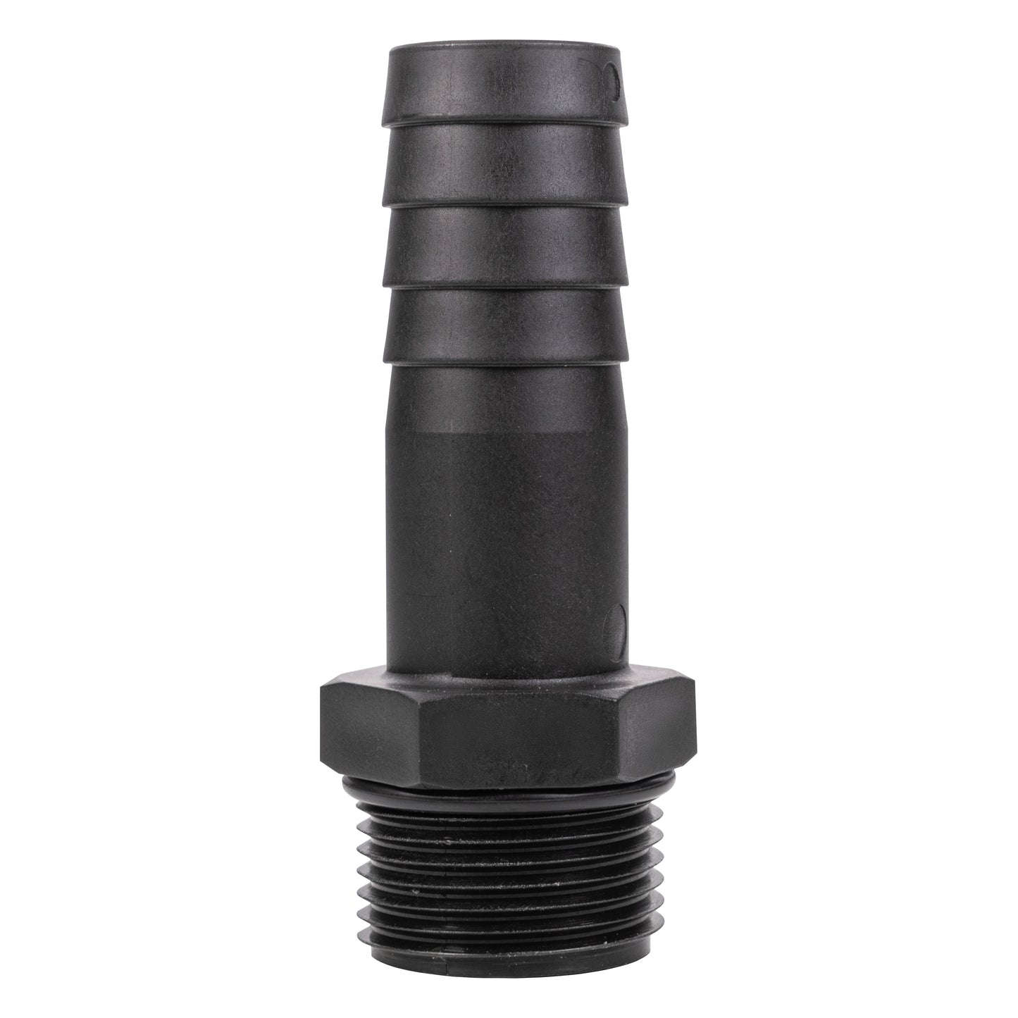Stainless Steel Ball PP Valve & Barbed Outlet, 1/2"