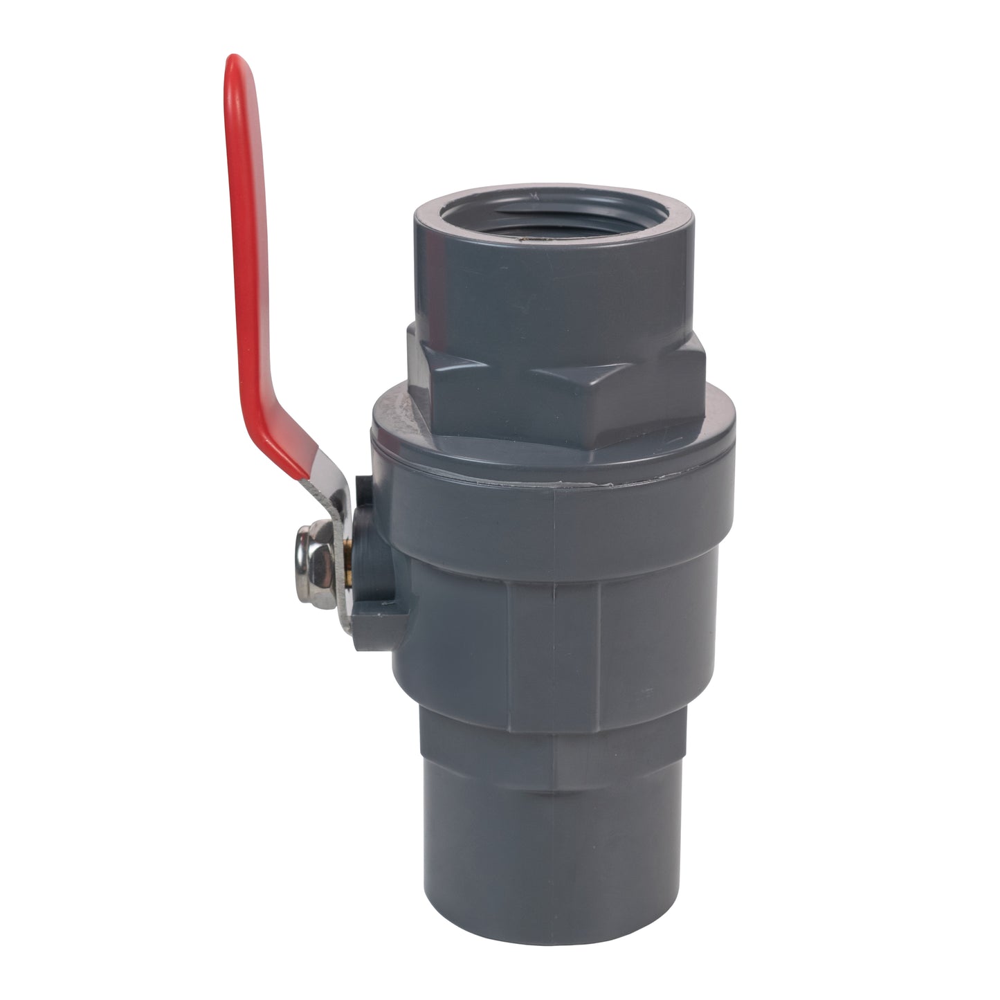 Stainless Steel Ball PP Valve & Barbed Outlet, 1/2"