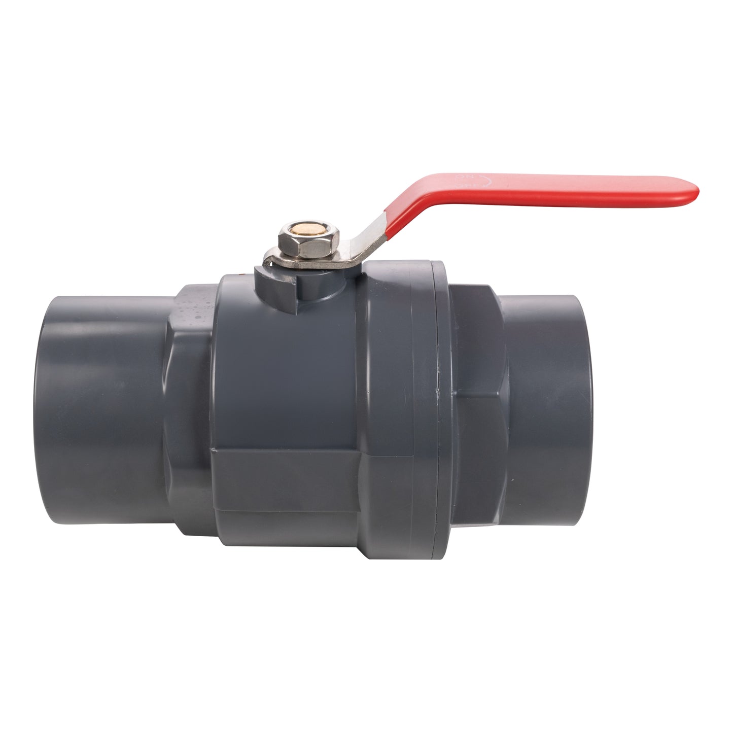 Polypropylene Lever Valve with Stainless Steel Ball, 1.5"