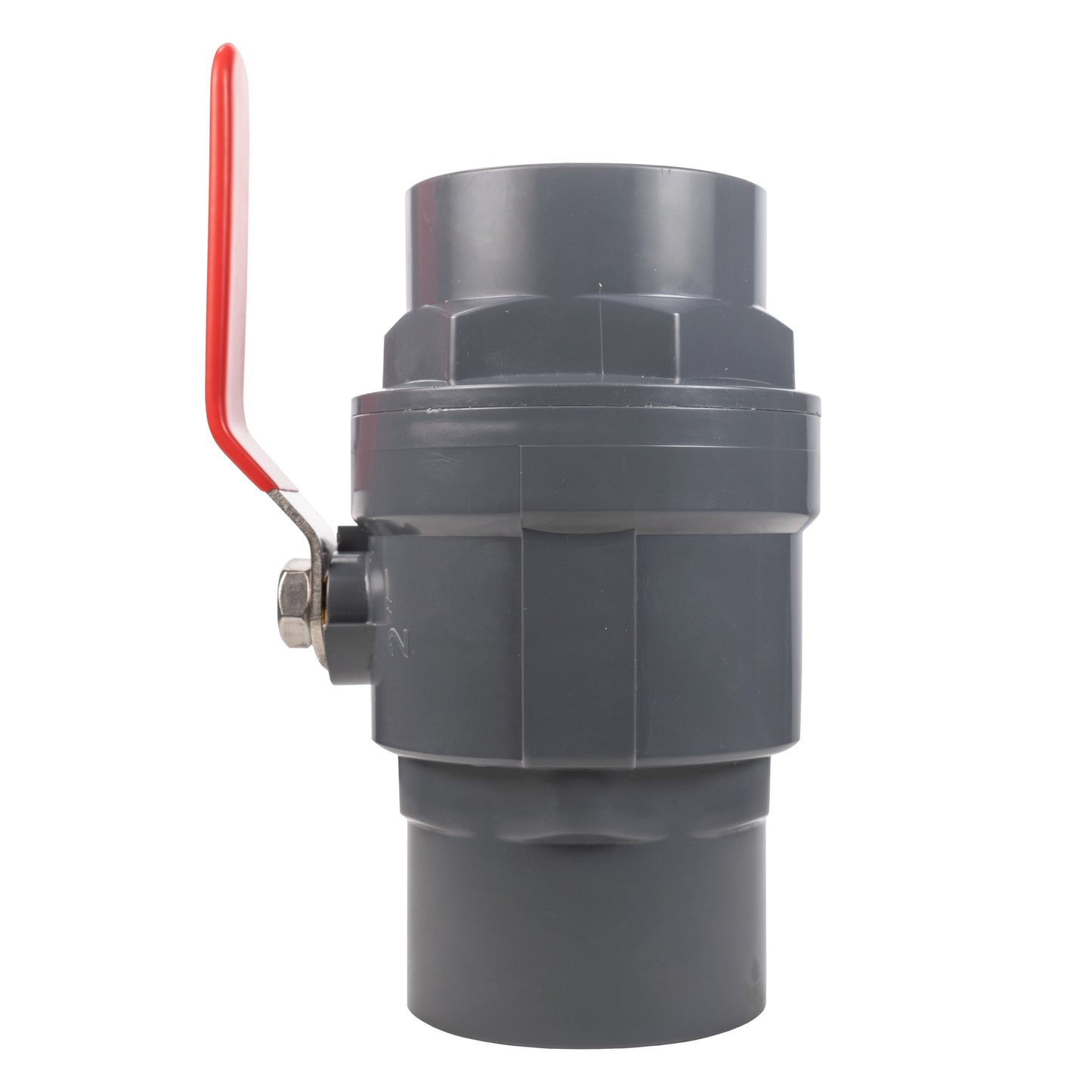 Polypropylene Lever Valve with Stainless Steel Ball, 1.5"