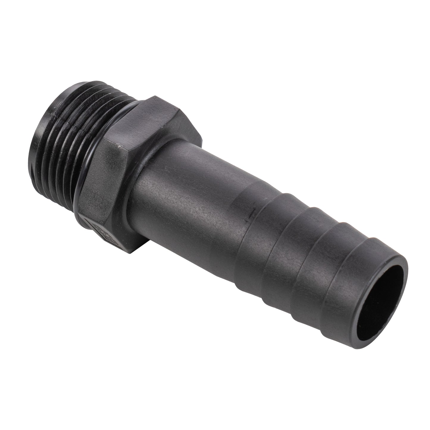 Stainless Steel Ball PP Valve & Barbed Outlet, 3/4"