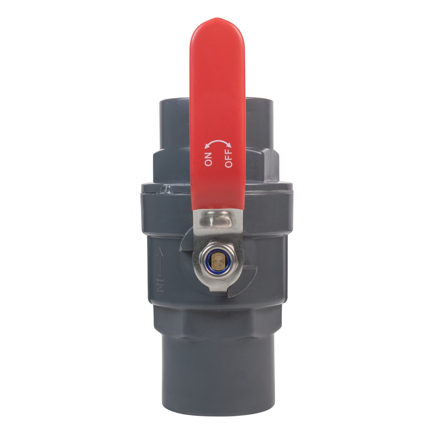 Stainless Steel Ball PP Valve & Barbed Outlet, 3/4"