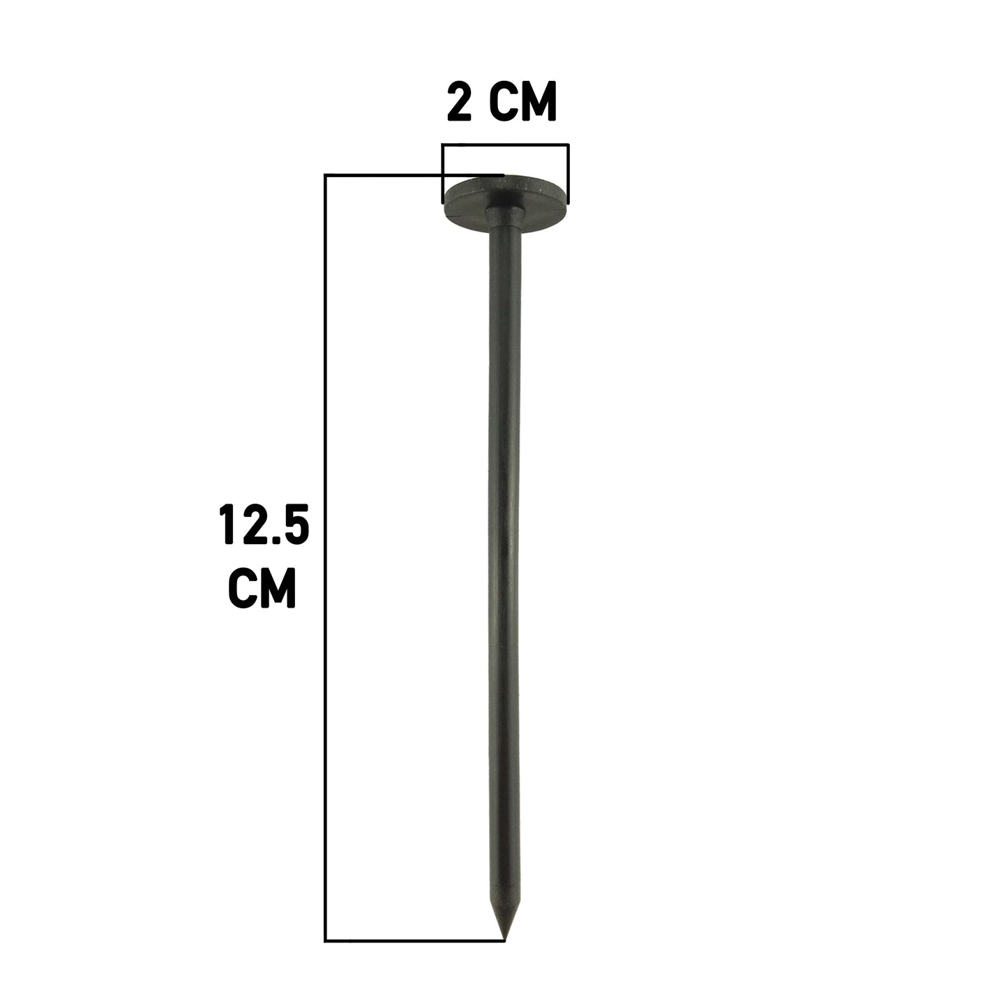 5" Plastic Pin Pegs for Weed Control Fabric