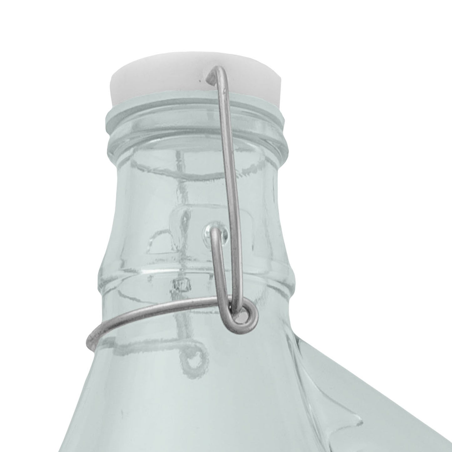 5L Clear Glass Demijohn Bottle with Swing-top Cap, Box of 2