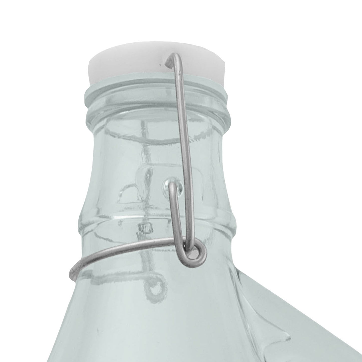 5L Clear Glass Demijohn Bottle with Swing-top Cap, Box of 4