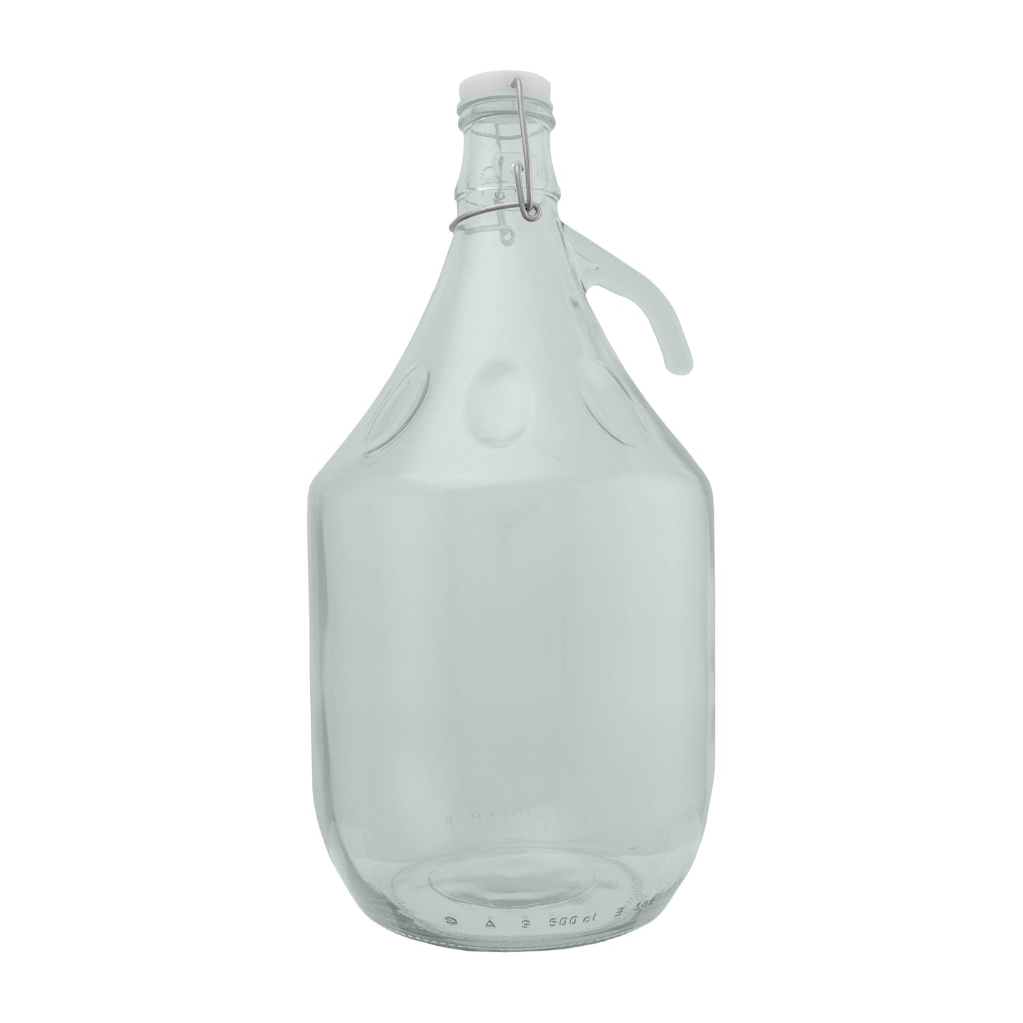 5L Clear Glass Demijohn Bottle with Swing-top Cap