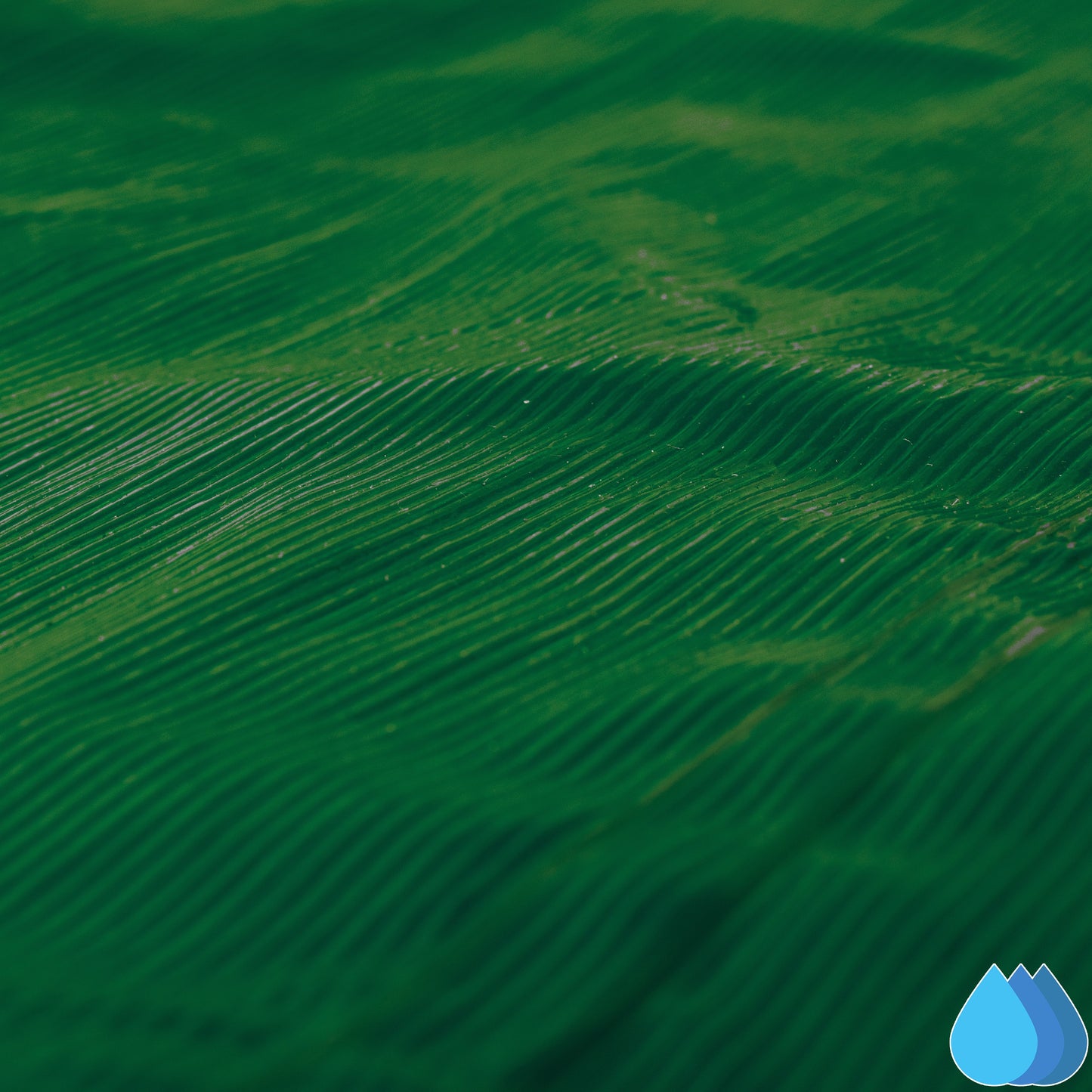 2m x 3m Green LLDPE Tarpaulins, M-Grade 100 GSM