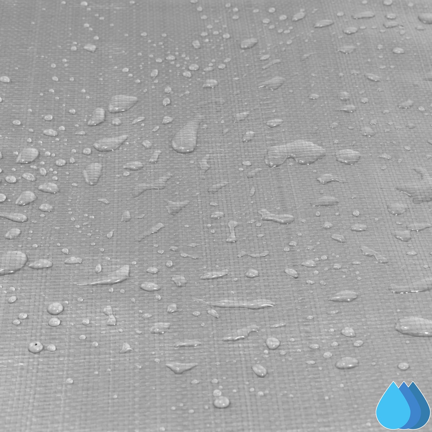 2m x 3m Silver Tarpaulins, XL-Grade 260 GSM