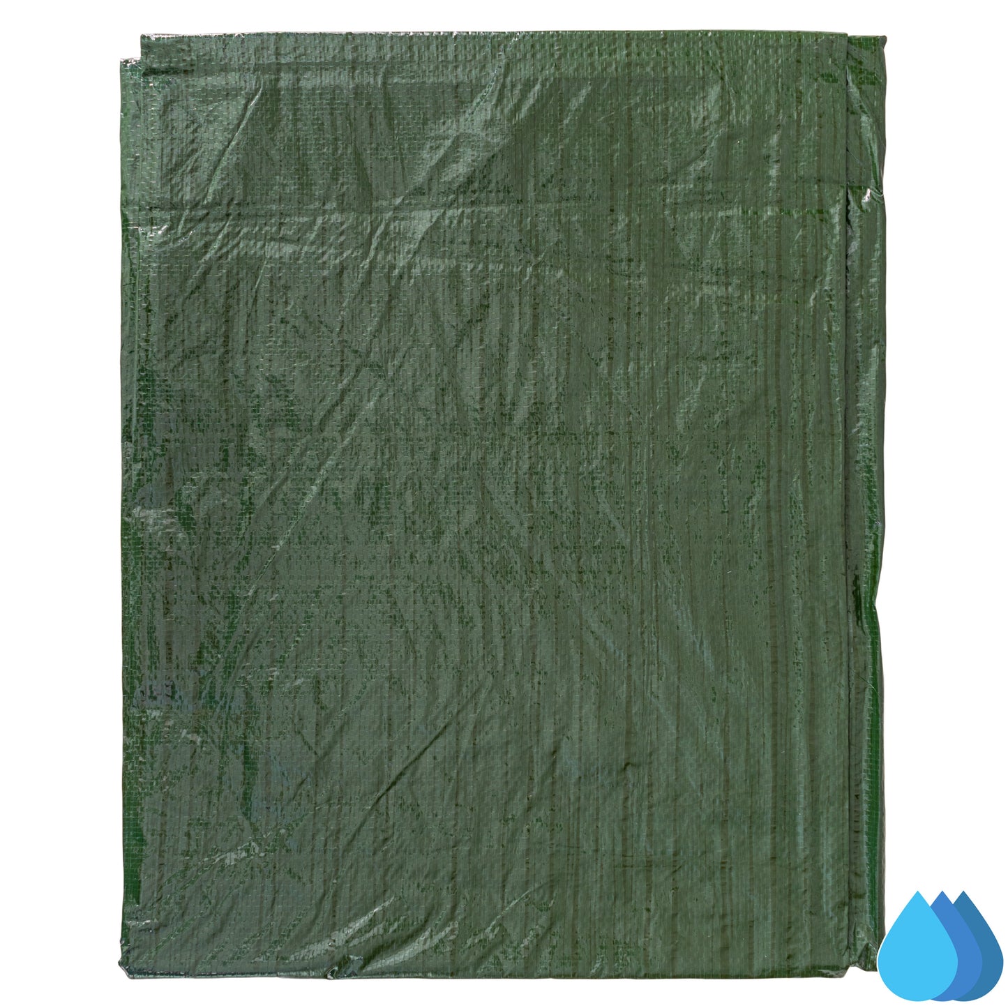 2m x 3m Green Tarpaulins, M-Grade 90 GSM