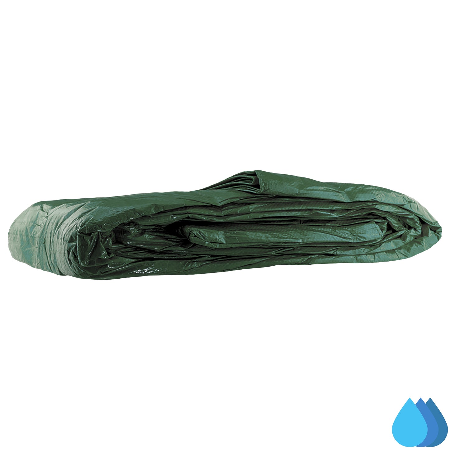 2m x 3m Green Tarpaulins, M-Grade 90 GSM