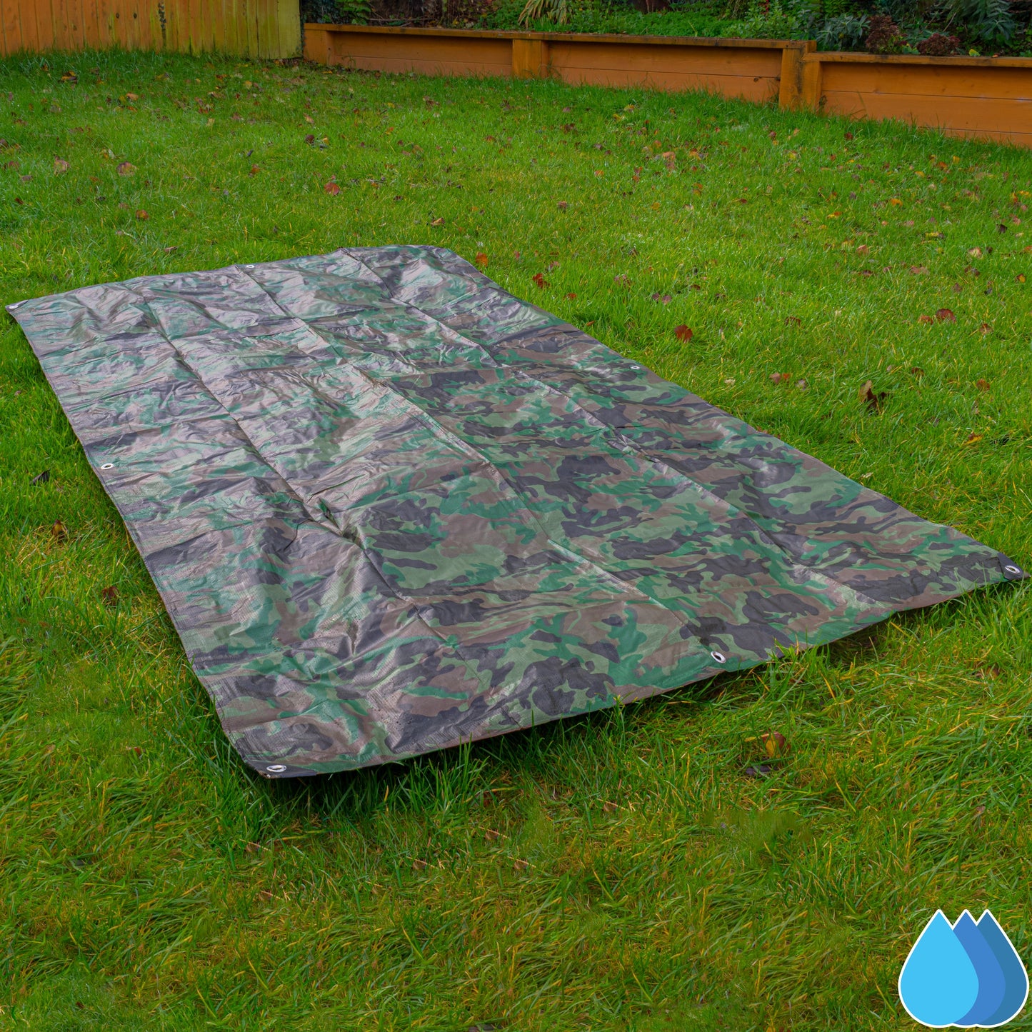5m x 8m Camouflage Tarpaulins, Bradas 90 GSM