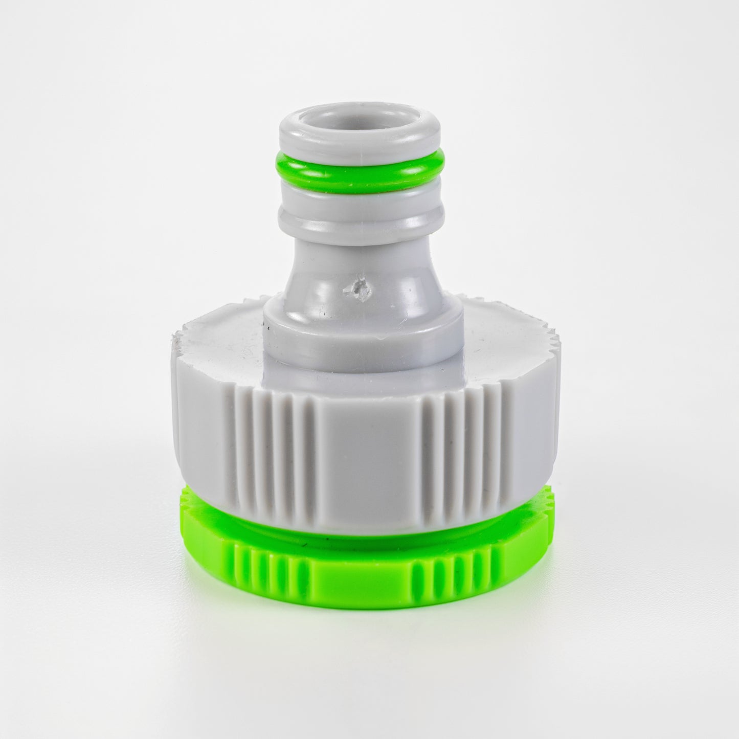 Female Tap Connector – 3/4” & 1/2” BSPF, Green & Grey