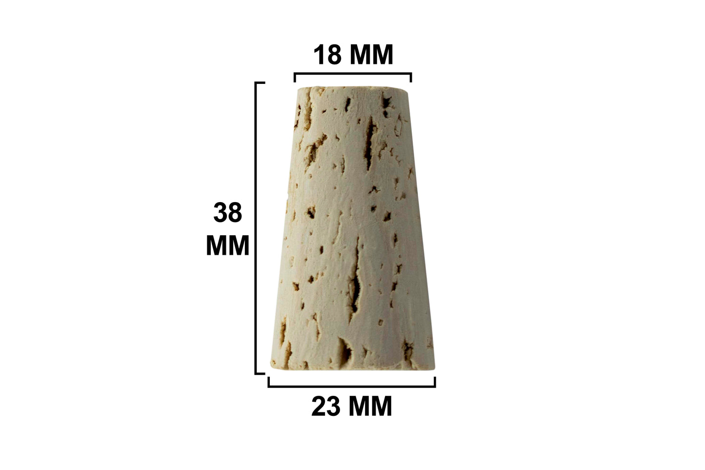 Tapered Demijohn & Bottle Cork, 23mm/ 18mm