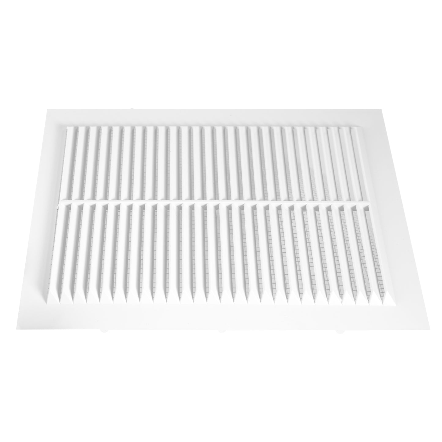 White Louvre Vent with Fly Screen, 240mm x 170mm
