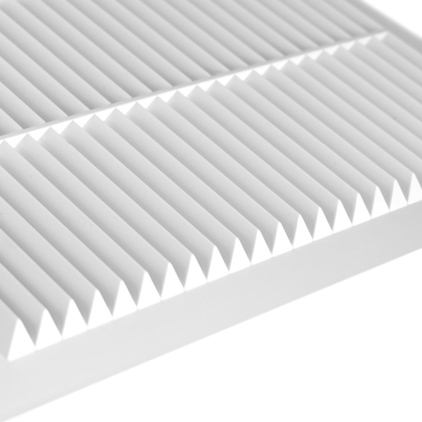 White Louvre Vent with Fly Screen, 240mm x 170mm