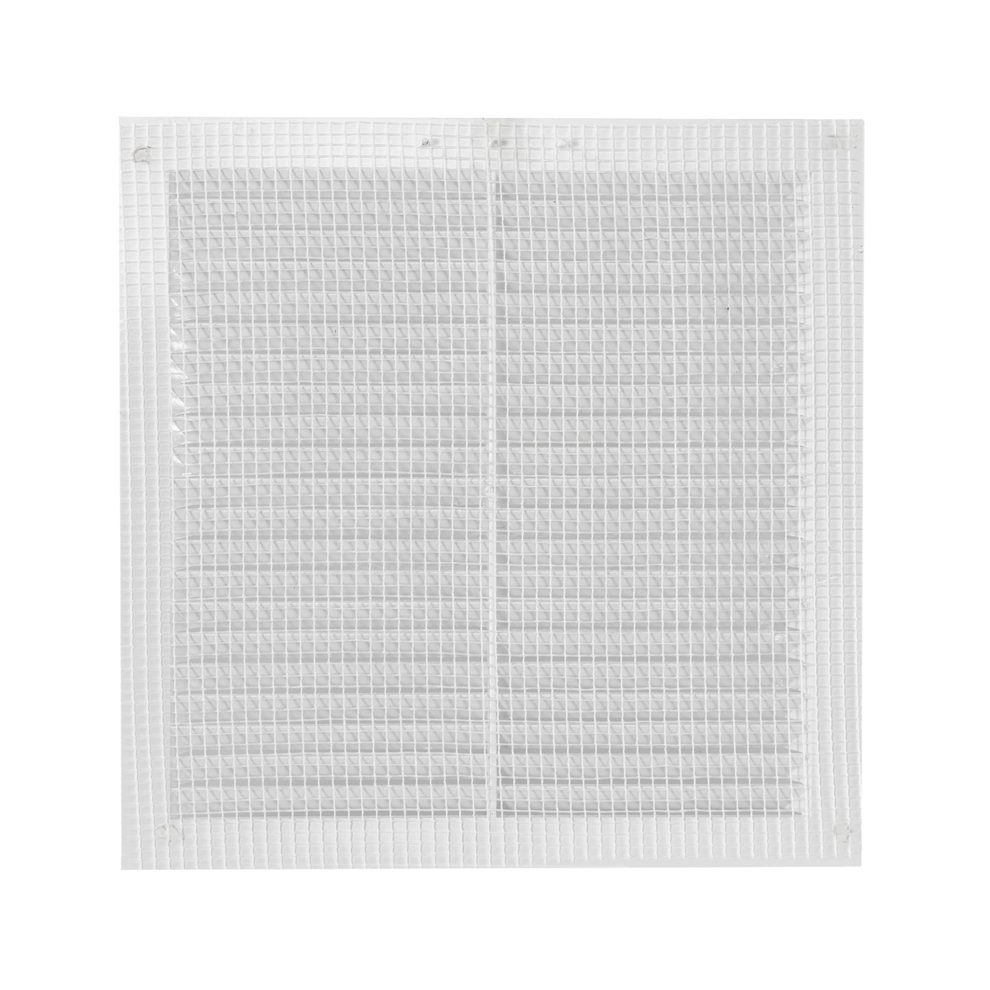 White Louvre Vent with Fly Screen, 235mm x 235mm