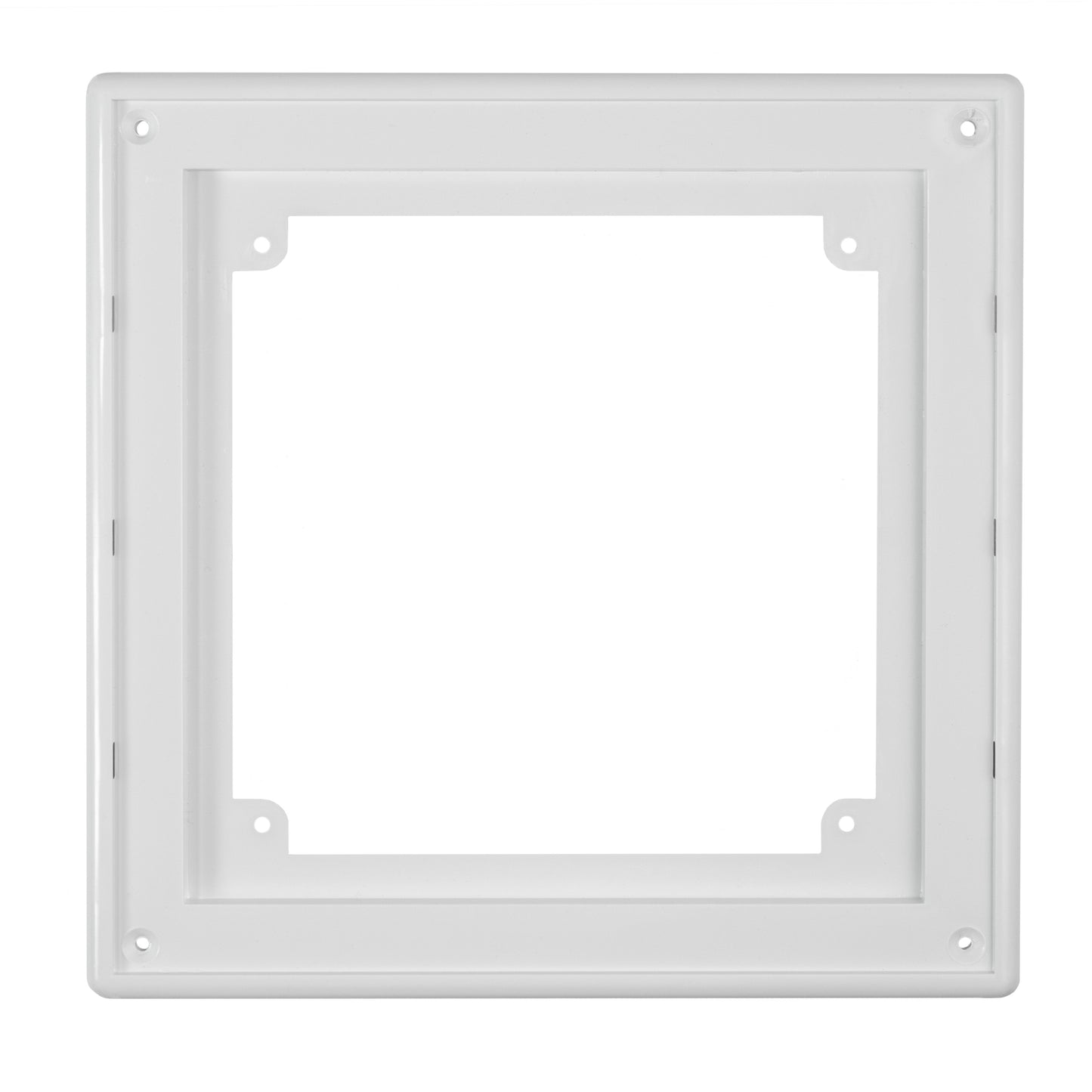 White Louvre Vent with Fly Screen, 250mm x 250mm