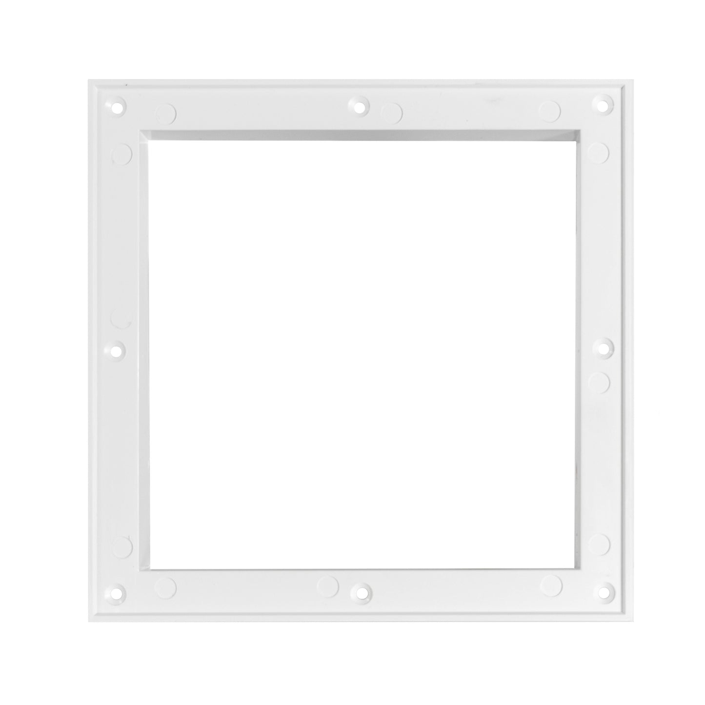 Luxury White Duo Smart Louvre Vent with Fly Mesh, 135mm x 135mm