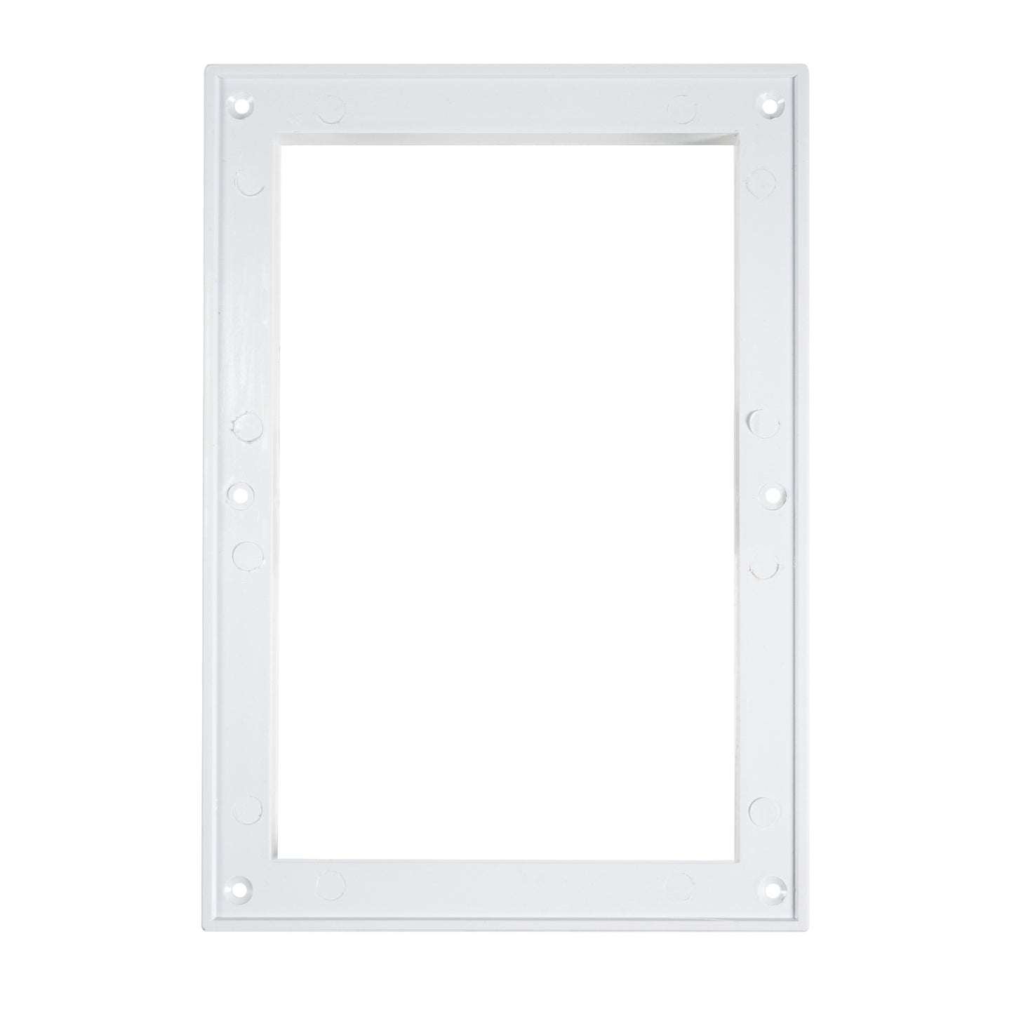 White Duo Smart Louvre Vent with Fly Mesh, 140mm x 210mm