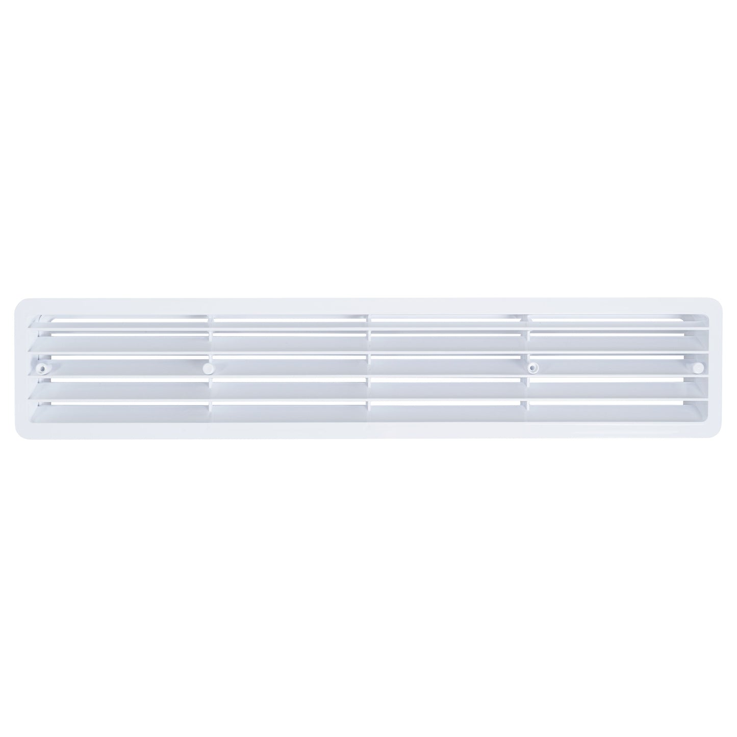 White Rectangle Louvre Door Vent, 70mm x 450mm
