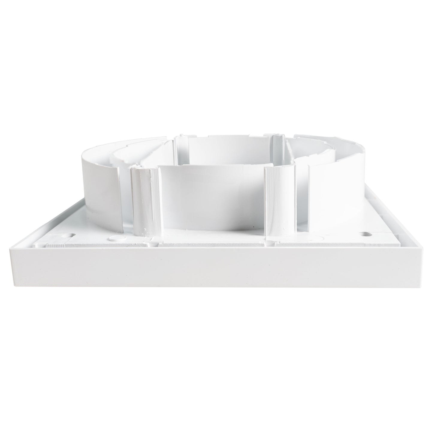 White External Louvre Vent with Fly Screen, 100mm x 125mm