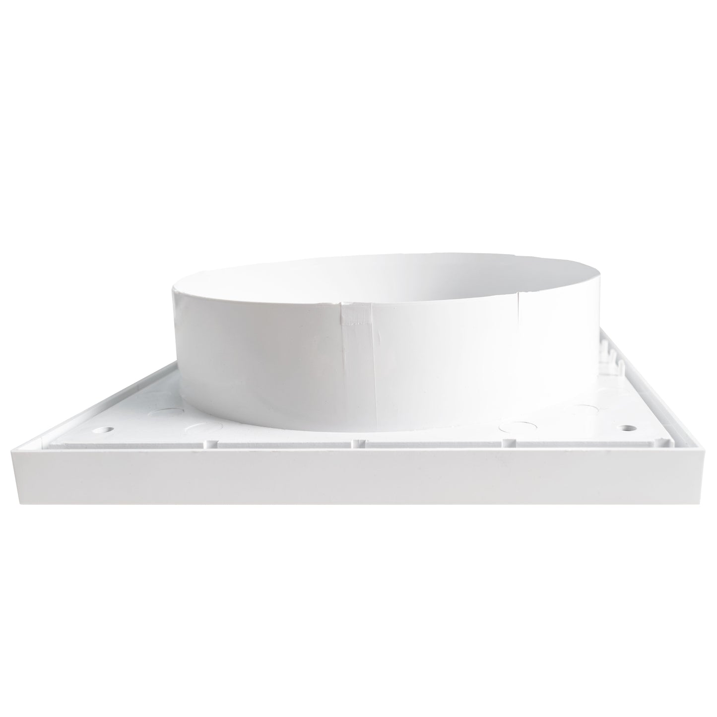 White External Louvre Vent with Fly Screen, 150mm x 150mm