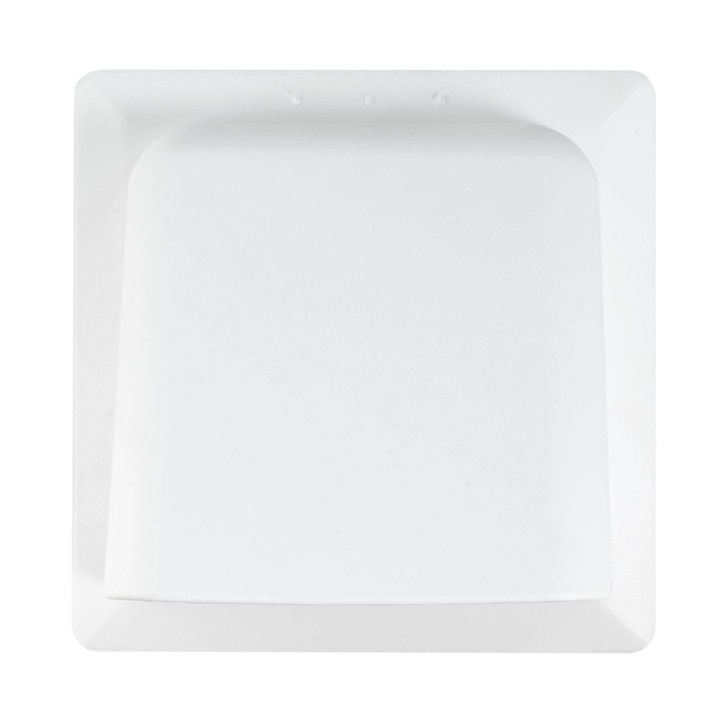 White External Louvre Vent with Hood, 100mm x 100mm
