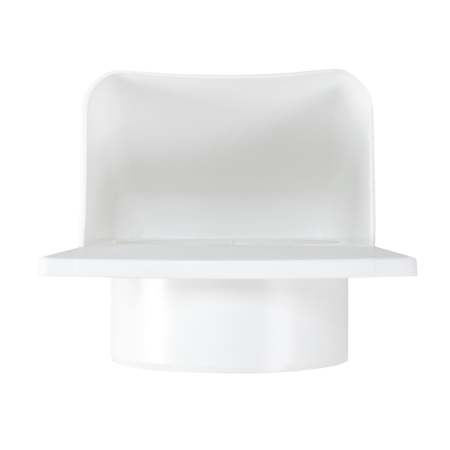 White External Louvre Vent with Hood, 100mm x 100mm