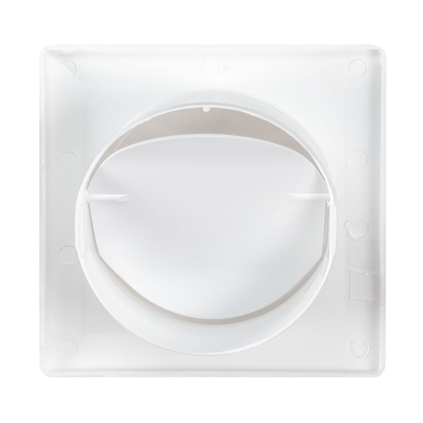 White External Louvre Vent with Hood, 100mm x 100mm