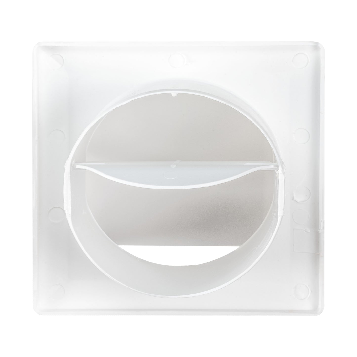 White External Louvre Vent with Hood, 100mm x 100mm