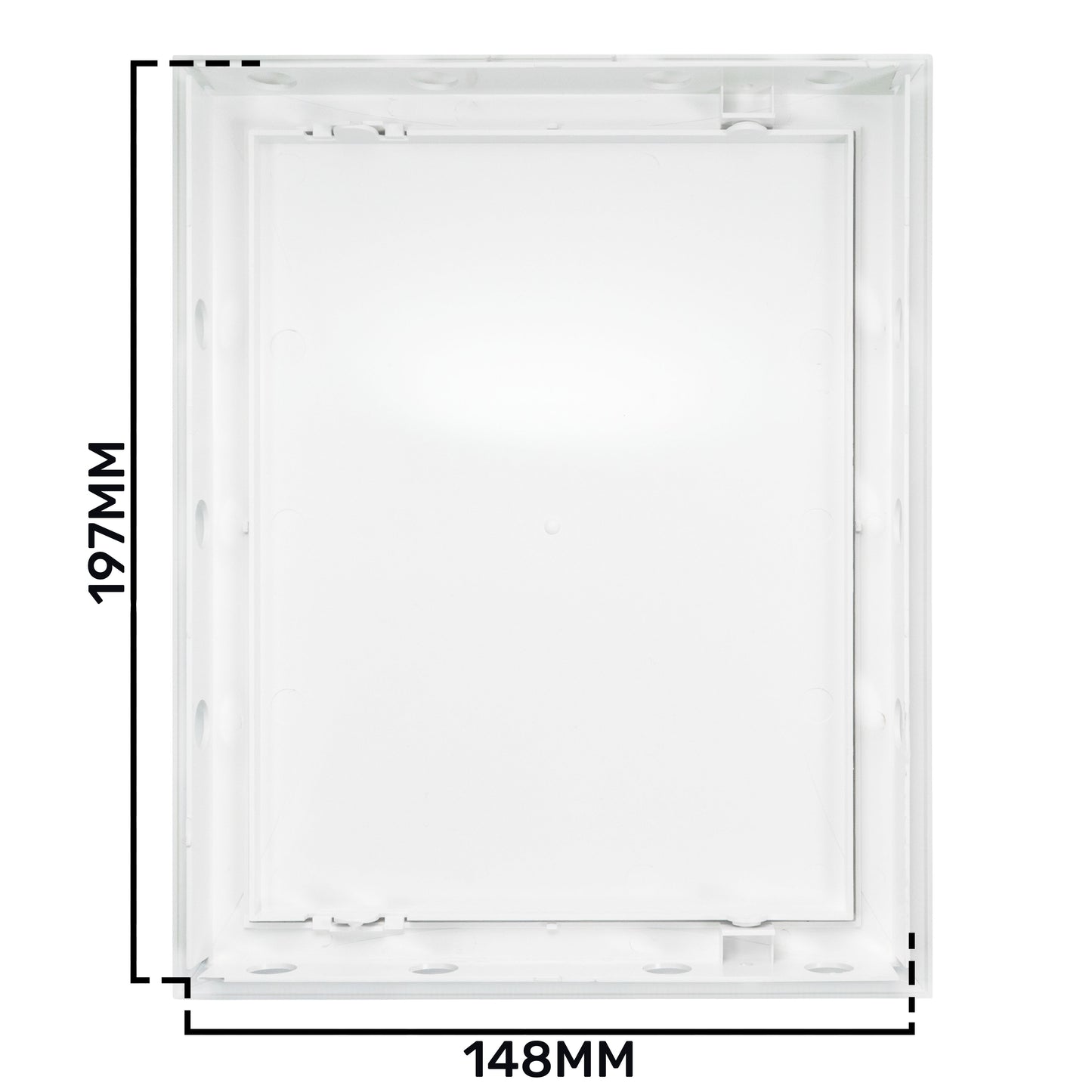 White Access Panel Service Door, 150mm x 200mm